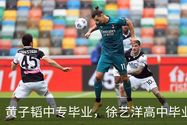 黄子韬中专毕业，徐艺洋高中毕业，学习不好的人可以参考